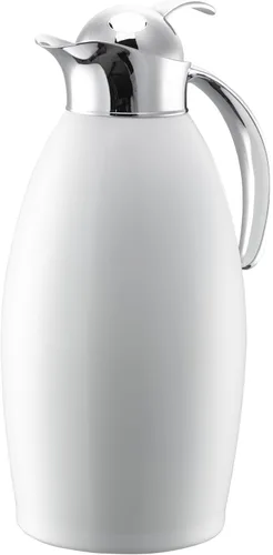 Miniatura 8 de Service Ideas Nicollet Carafe, Vacuum Insulated, 20oz, Push-button Lid NIC06BSPBBX in 0.6 Liter Black Onyx, Stainless Vacuum Insulated, Stainless