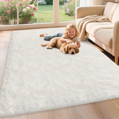 Miniatura 54 de Alfombras de pasillo beige de 2 x 6 pies para dormitorio, sala de estar, alfombra de felpa suave y esponjosa, alfombra de pasillo para pasillos