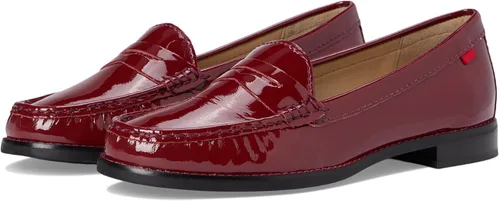 Miniatura 32 de Mocasines Penny de piel auténtica cómodos sin cordones para mujer