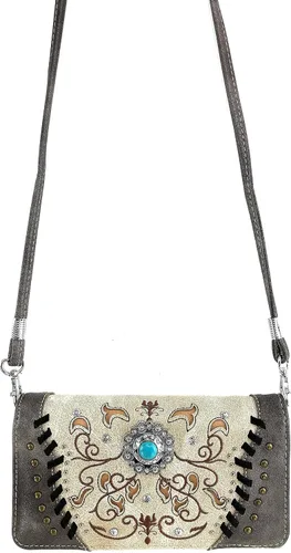 Miniatura 3 de Zelris Spring Bloom Western Concho - Cartera cruzada para mujer