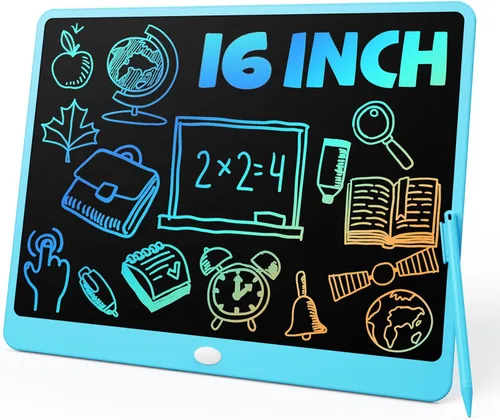 Miniatura 10 de TEKFUN - Tableta de escritura LCD para niños, ideas de regalos para adolescentes y niños, juguetes educativos para niños de 8, 7, 6, 5, 4, 3 años