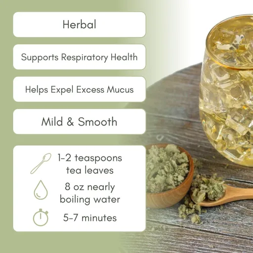Miniatura 2 de Té orgánico de hojas sueltas de gordolobo - Bolsa de 1 oz (aproximadamente 15 porciones) Full Leaf Tea Co.