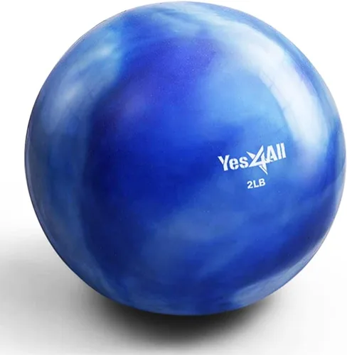 Miniatura 15 de Yes4All - Bolas de tonificación con peso para ejercicio, bolas medicinales suaves para ejercicio, pilates, yoga, equilibrio, flexibilidad, 2-10 C.