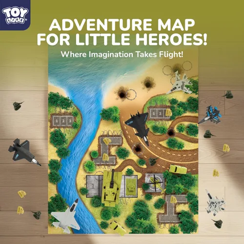 Miniatura 7 de TOY Life Army Men Playset (Mapa de aterrizaje de playa Set 2)
