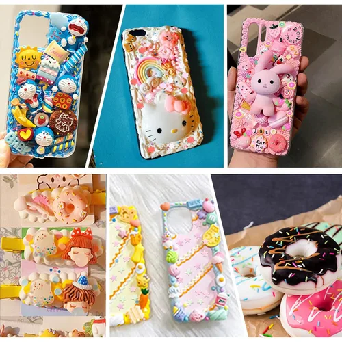 Miniatura 6 de Rebanadas de flores de 3.53 onzas, chispas falsas de polímero, gránulos de resina de resina para resina, chispas de caramelo falso, para arte