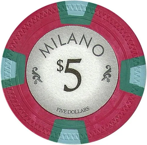 Fichas de póquer Milano por Claysmith Gaming. Fichas de póquer de arcilla de calidad de casino en juegos de 25