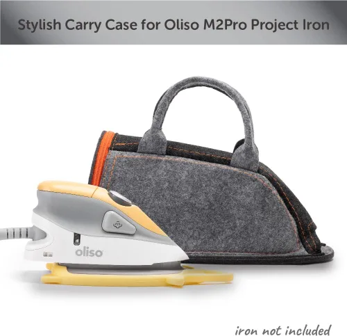 Miniatura 5 de Oliso M3Pro Project - Plancha de vapor con solemate (coral) y bolsa de transporte Oliso para mini planchas