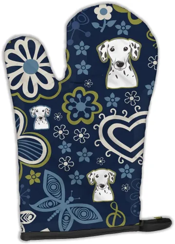 Miniatura 240 de Caroline's Treasures BB4020OVMT Dog House Collection Border Collie - Guante de horno grueso resistente al calor para sartenes calientes y horno