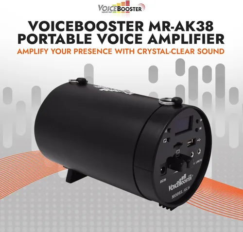 Miniatura 2 de VoiceBooster Amplificador de voz portátil para profesores - Altavoz portátil recargable de 25 W con micrófono para aula, guía turístico, hablar