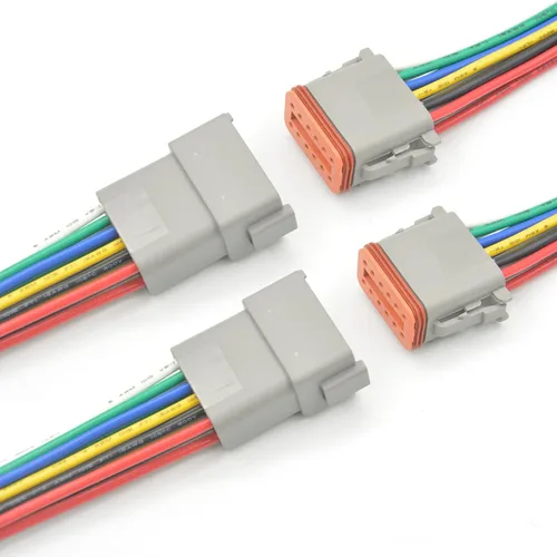 Miniatura 9 de Deutsch - Conector DT de 2 pines, 2 vías DT automotriz, impermeable, conector eléctrico macho hembra, arnés de cableado con cable de 16 AWG