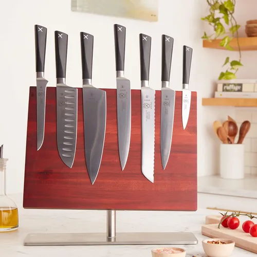 Miniatura 5 de Mercer Culinary Züm - Juego de cuchillos magnéticos para tablero (8 piezas, 14 1/8 x 10 1/4, acero inoxidable)