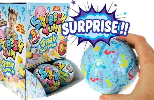 Miniatura 2 de JA-RU Mini Mochi Squishy Animals Bola misteriosa (1 bola, 5 juguetes blandos Mochi) Squishies de elevación lenta para niños. Juguetes para controlar
