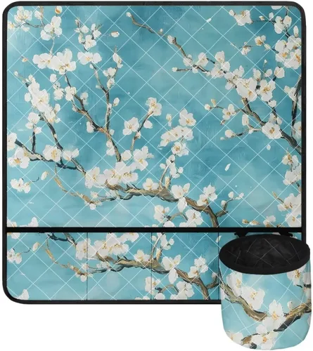 Miniatura 50 de Tapetes para máquina de coser de girasol y colibrí para mesa con bolsillos, para máquinas de coser de Acción de Gracias, alfombrillas para reducir