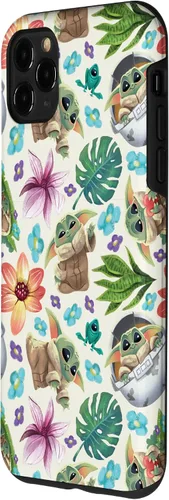 Miniatura 2 de Star Wars The Mandalorian Grogu - Carcasa con estampado tropical para iPhone 17