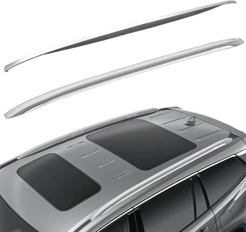 Miniatura 7 de Barras transversales de techo compatibles con Honda Pilot 2016-2022 con rieles laterales, barra transversal de aluminio para portaequipajes