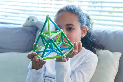 Miniatura 4 de Geomag Juguetes magnéticos clásicos para niños a partir de 8 años, 25 imanes educativos STEM para niños, bloques magnéticos hechos en Suiza