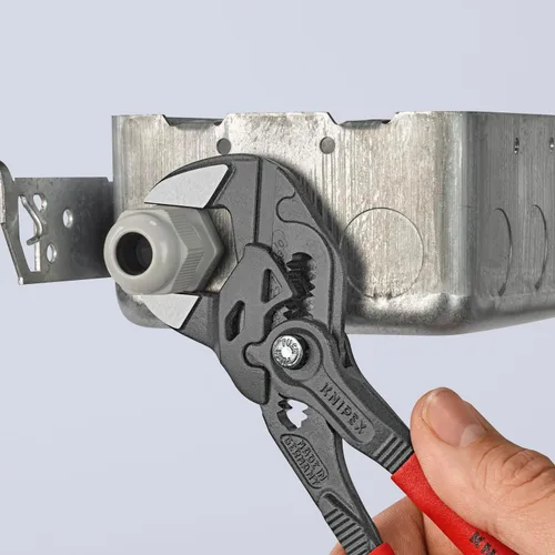 Miniatura 6 de KNIPEX Herramientas - Llave de alicates, acabado negro (8601180), 7 1/4 pulgadas