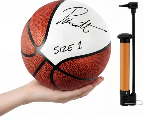 Miniatura 10 de Hiboom Autograph - Baloncesto firmado con bomba de aire, memorabilia, para premio, trofeo, banquete, senior, noche, hitos nocturnos, entrenador