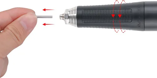 Miniatura 6 de NSKI Instrumento de pulido sin escobillas de carbono eléctrico fuerte de 50,000 RPM para joyería de laboratorio de máquina de taladro de uñas