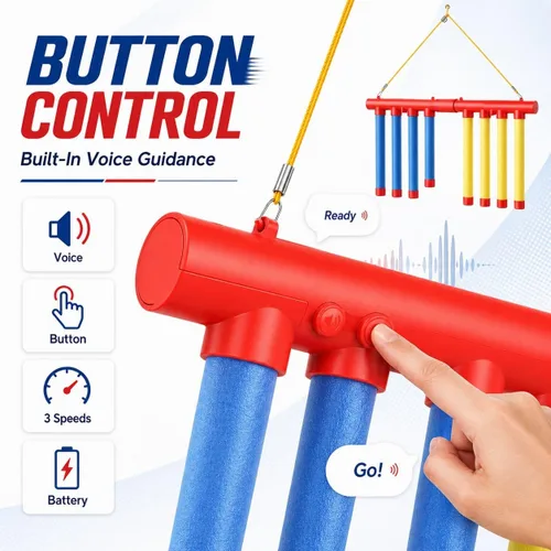 Miniatura 7 de Reflex Drop Sticks Challenge, herramienta de entrenamiento de reacción de palos caídos, palos de captura de velocidad ajustable para coordinación