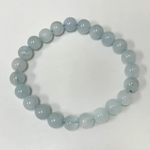 Miniatura 411 de Gem Avenue Handmade Round Bead Stretch Bracelet Unisex Natural Stone Beaded Jewelry for Men & Women, Elastic Wristband for Daily Wear