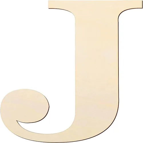 Letras grandes de madera en blanco de 12 pulgadas, letras de madera sin terminar, letrero de madera para proyectos de manualidades para decoración