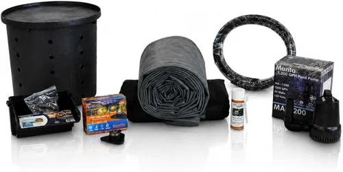Miniatura 7 de HALF OFF PONDS - Simply Waterfalls 1200 Kit de cascada libre de estanque - Revestimiento de PVC de 5 pies por 10 pies, bomba de agua de la serie