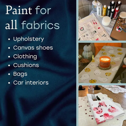 Miniatura 4 de Fabricoat - Pintura de tela para muebles - Restaura o cambia el color de sofás, sillas, tapicería, muebles suaves, interiores de automóviles, ropa