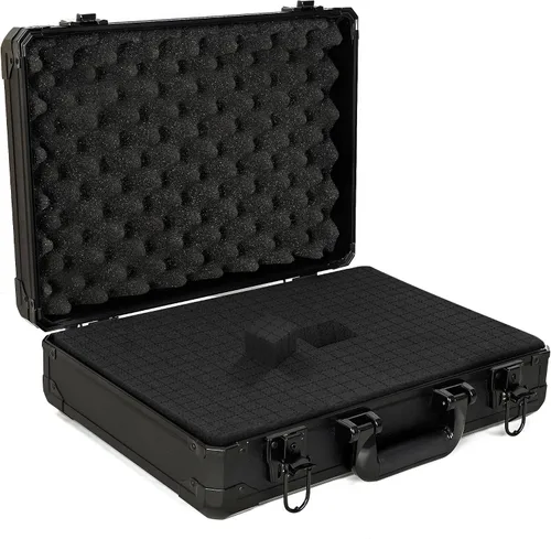 Miniatura 15 de Funda de transporte rígida de 14 pulgadas, ideal para almacenamiento de sistemas de micrófono inalámbrico y transporte de equipos de cámara
