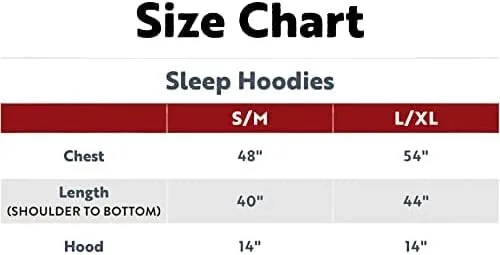 Miniatura 7 de Lazy One Sudadera con capucha de gran tamaño, ropa de dormir