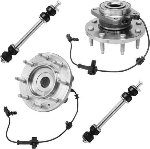 Miniatura 69 de Detroit Axle - Kit de extremo delantero RWD para Chrysler 300 Dodge Challenger Charger Upper Lower Control Arms rótulas de rodamiento de rueda Bujes