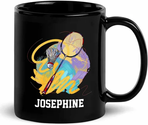 Miniatura 21 de Taza de café de fútbol personalizada con nombre, regalos para hombres, mujeres, amantes del fútbol, taza de cerámica negra personalizada de 11 onzas