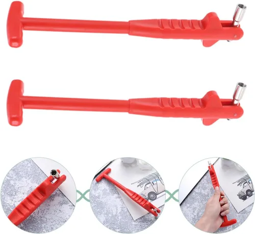 Miniatura 8 de Tire Valve Stem Puller Tool 2pcs Set Plastic Car Tire Repair Tool Valve Core Removal Installer