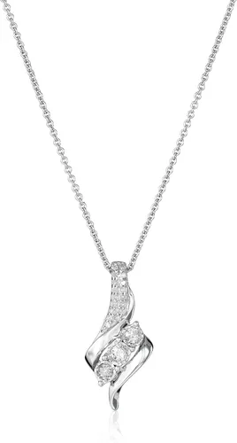Miniatura 9 de Amazon Essentials Collar con colgante de diamantes de 3 piedras (1/4 cttw), 18 pulgadas (anteriormente colección Amazon)
