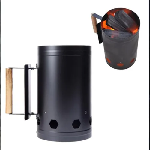 Miniatura 4 de Arrancador de chimenea de acero inoxidable para cocinar al aire libre