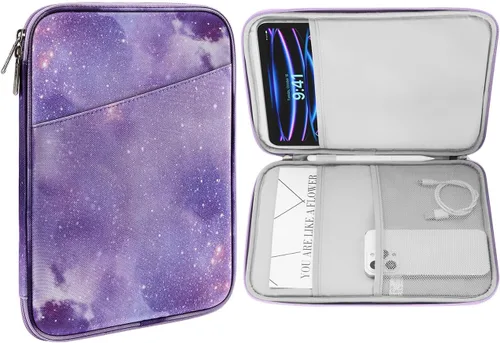 Miniatura 33 de MoKo Funda para tablet de 9 a 11 pulgadas, compatible con iPad Air M4/Pro M5 de 11 pulgadas, iPad A16 de 11 pulgadas, i-Pad 10/9/8/7th/Air 5/4th