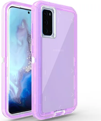Miniatura 12 de Funda para Samsung Galaxy S20 Plus, probada contra caídas militares 3 en 1, funda protectora de cuerpo completo, armadura resistente, a prueba