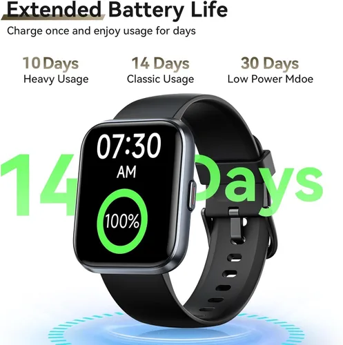 Miniatura 6 de Relojes inteligentes para hombres (Android/iPhones), más de 120 modos deportivos con monitor de ritmo cardíaco, monitor de ritmo cardíaco