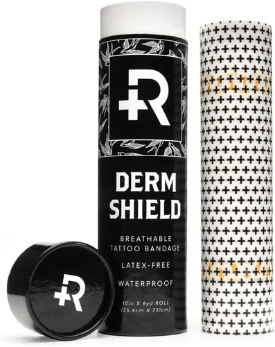 Miniatura 10 de Recovery Derm Shield - Rollo de vendas para el cuidado posterior de tatuajes, adhesivas, transparentes e impermeables