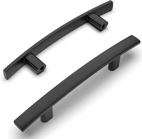 Miniatura 19 de Amerdeco - Paquete de 10 tiradores de oro cepillado de 3 pulgadas (76mm) para armarios de cocina, herrajes para gabinetes, tiradores de cocina