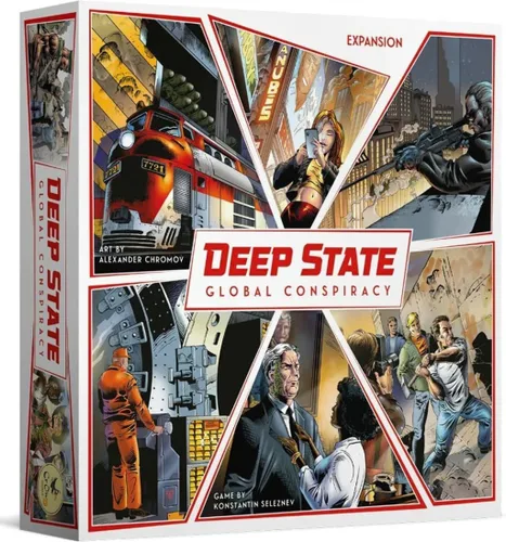 CrowD Games Deep State: Global Conspiracy | Expansión del juego de mesa | Edades 14 en adelante | 1 – 5 jugadores | Tiempo de juego promedio 40–75
