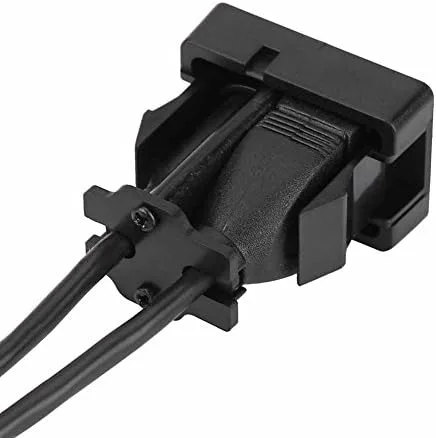 Miniatura 8 de Dilwe Soporte de extensión AUX, cable de montaje empotrado en panel USB para automóvil, barco y motocicleta