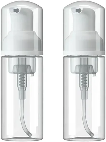 Miniatura 9 de 6 botellas de espuma vacía de 1 onza/1.0 fl oz de tamaño de viaje, botella de plástico para jabón, botellas dispensadoras de desinfectante de manos