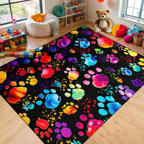 Miniatura 27 de BATATADOCE Alfombras de videojuegos para dormitorio de niños, alfombras para sala de juegos, decoración de juegos para niños, alfombra de área