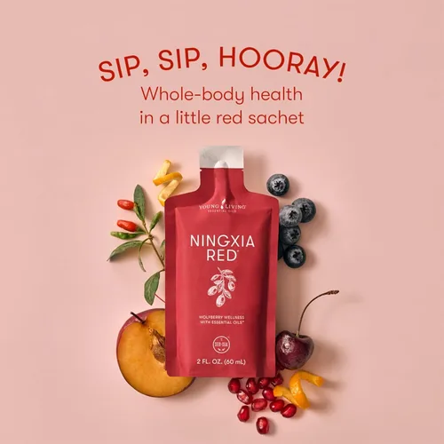 Miniatura 2 de NingXia Red Singles 2oz. - Paquete de 30 aceites esenciales de Young Living