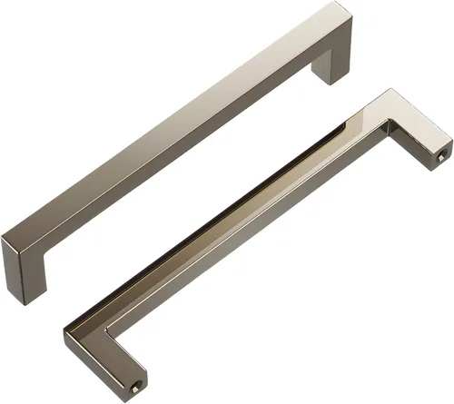 Miniatura 25 de Hickory Hardware - HH075326-BGB - Manija de la colección Skylight, 3 pulgadas de centro a centro, latón dorado cepillado.
