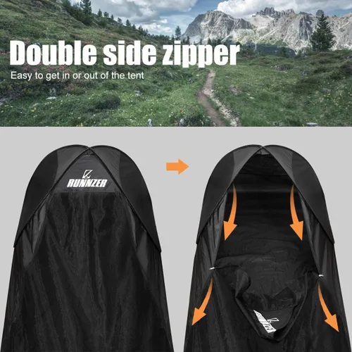 Miniatura 5 de L RUNNZER Single Person Pop Up Tent, 1 Person Mosquito Net Tent