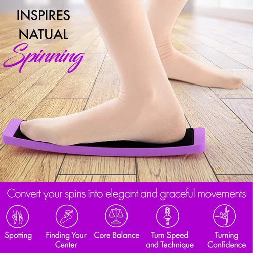 Miniatura 4 de Zenmarkt Tablas giratorias para bailarines – Tablas giratorias de ballet para bailarines, patinadores sobre hielo, animadoras y gimnastas