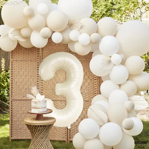 Miniatura 1267 de KatchOn, Globo grande azul número 2 de 40 pulgadas Decoraciones de cumpleaños de Baby Shark para niño de 2 años Globo azul número 2 Globo