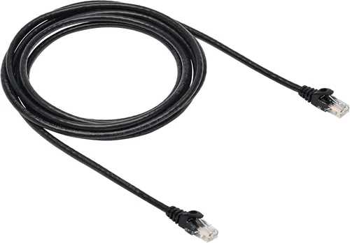 Amazon Basics - Cable de conexión Ethernet RJ45 Cat 6, cable de alta velocidad de 10 Gbps, 250 MHz, sin enganches, 10 pies, negro para impresora